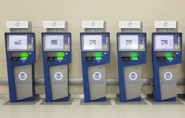 Picture of a Global Entry Kiosk