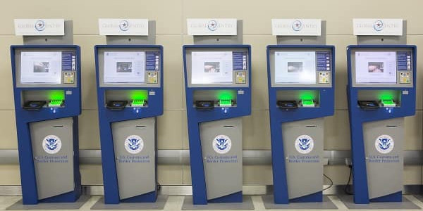 Picture of a Global Entry Kiosk