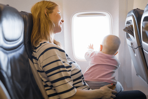 Flight safety with children on the plane